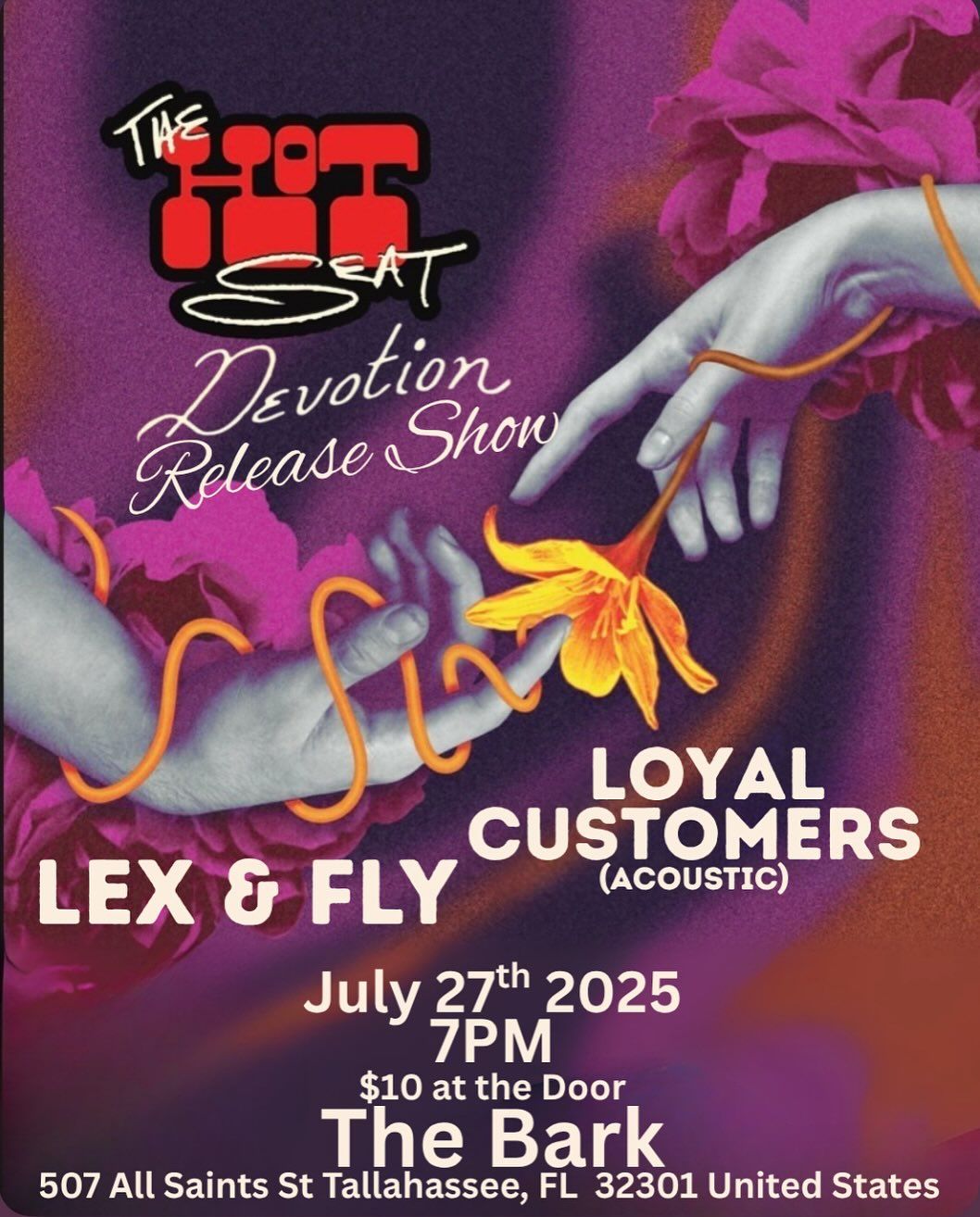 SCAMS presents The Hot Seat: Devotion release show! With Loyal Customers and Lex & Fly!