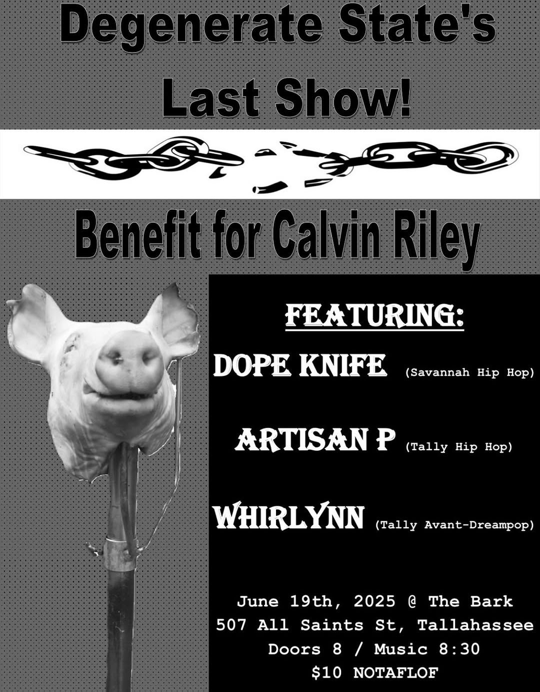 Benefit for Calvin Riley