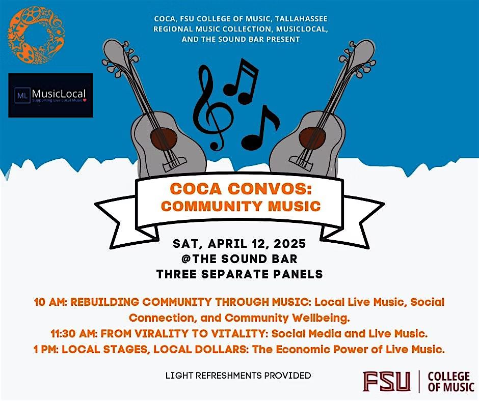 COCA Convos: Community Music Panel Discussion