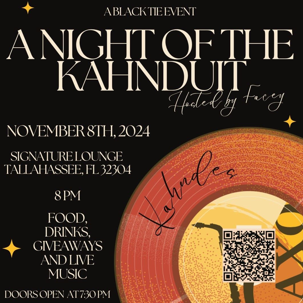 A Night Of The Kahnduit hosted by Facey