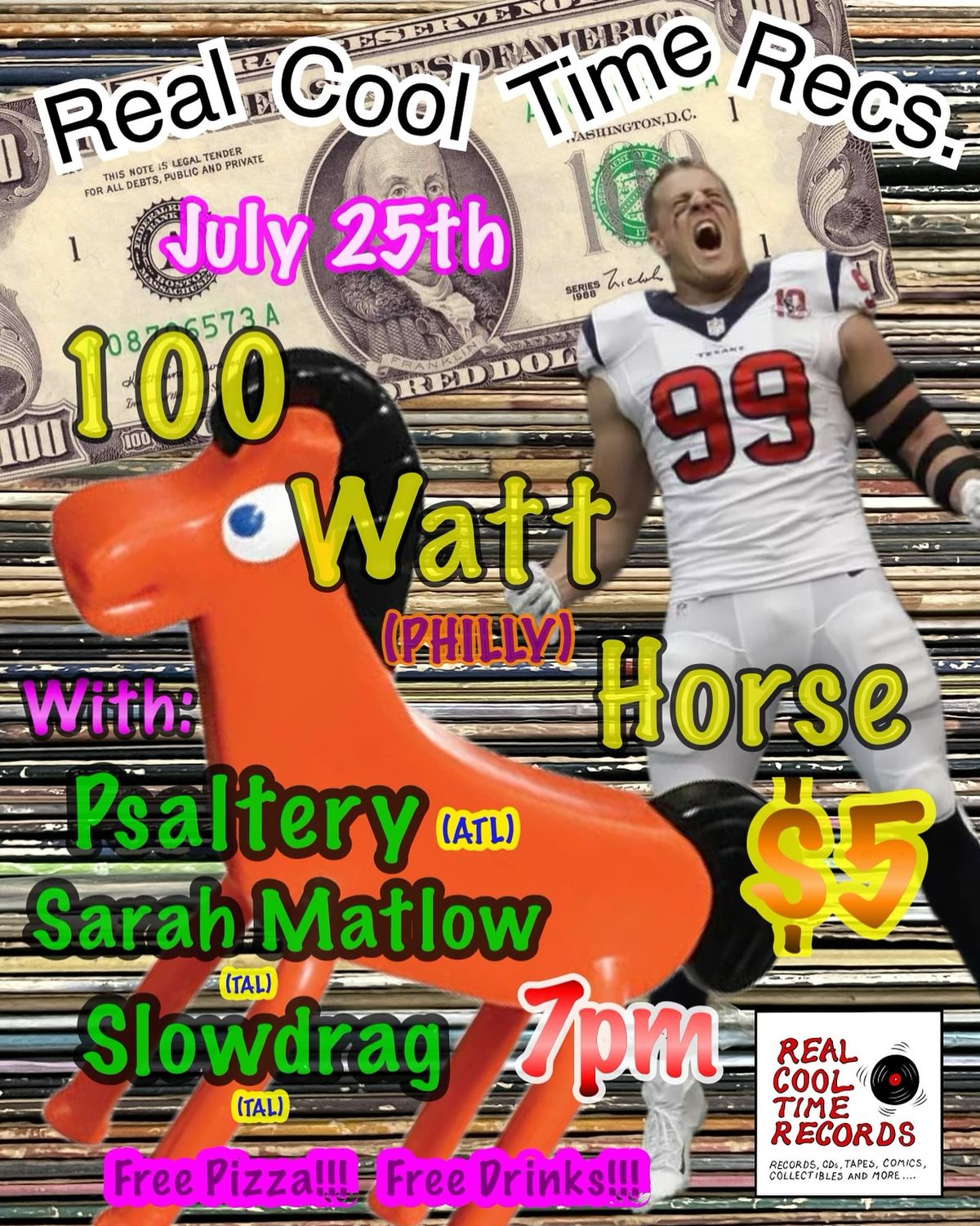100 Watt Horse, Psaltery, Sarah Matlow, and Slowdrag