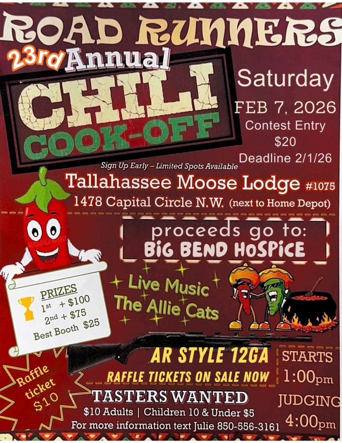 Road Runners USA 23rd Chili Cookoff