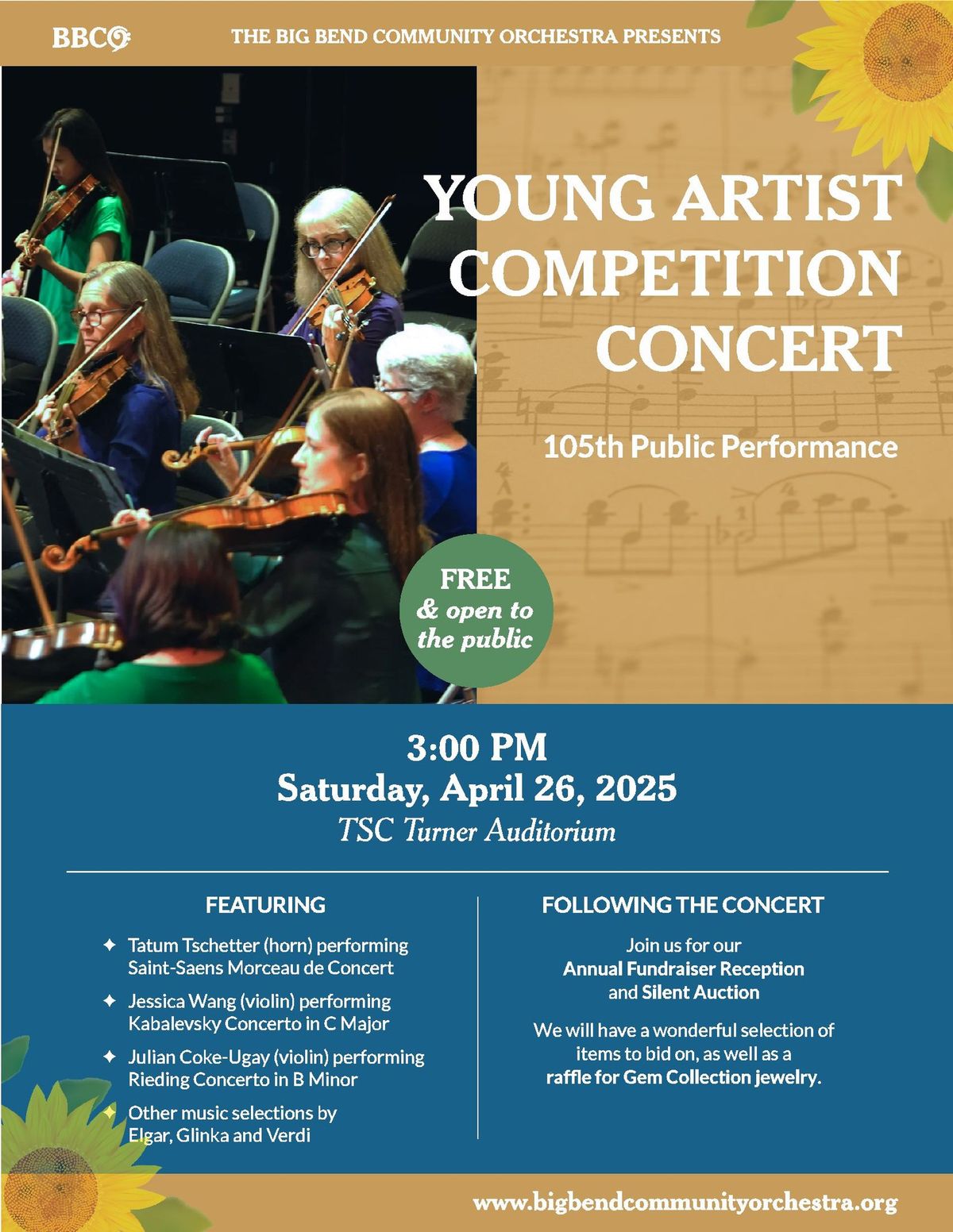 Young Artist Competition Concert & Fundraiser