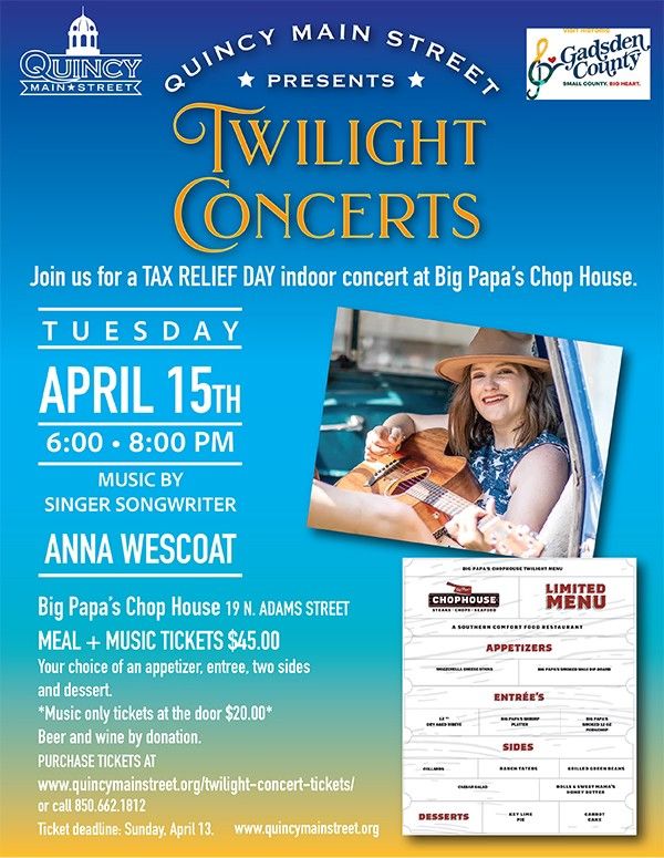 "Tax Relief" Twilight Concert