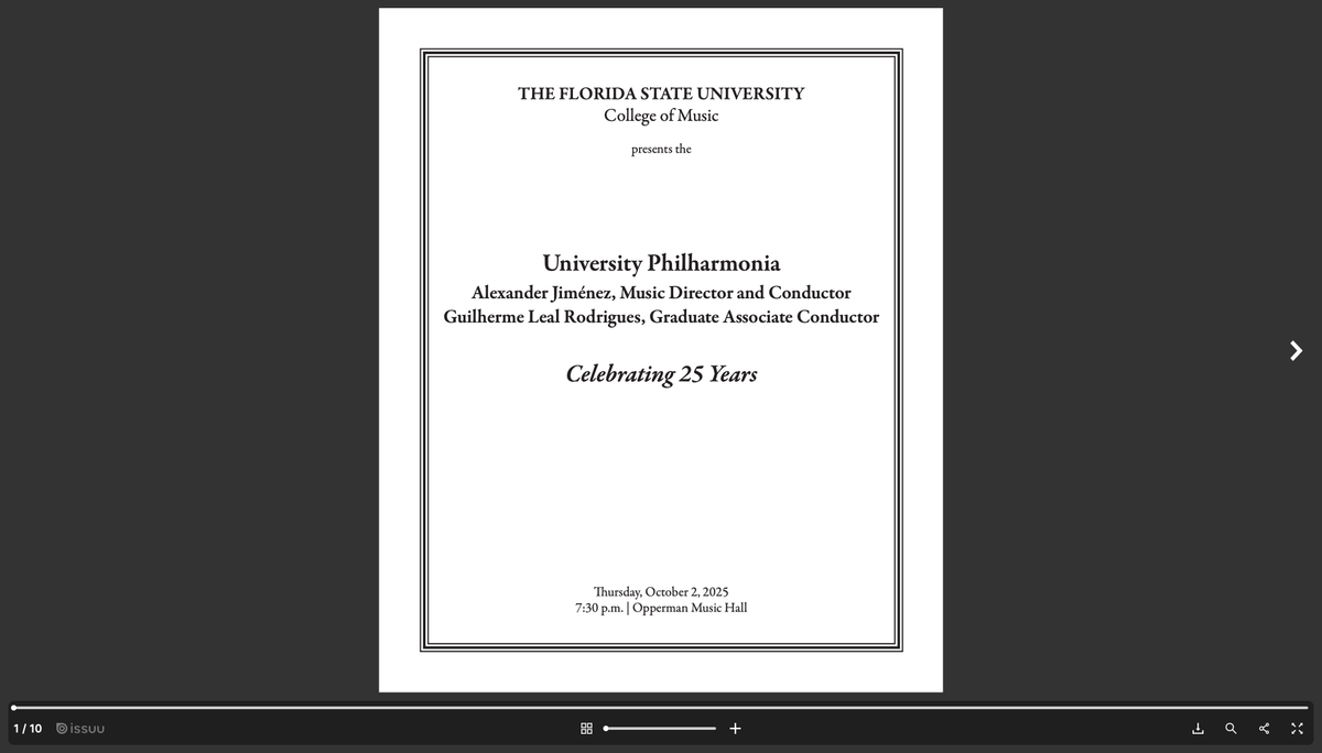 UNIVERSITY PHILHARMONIA ORCHESTRA PERFORMANCE