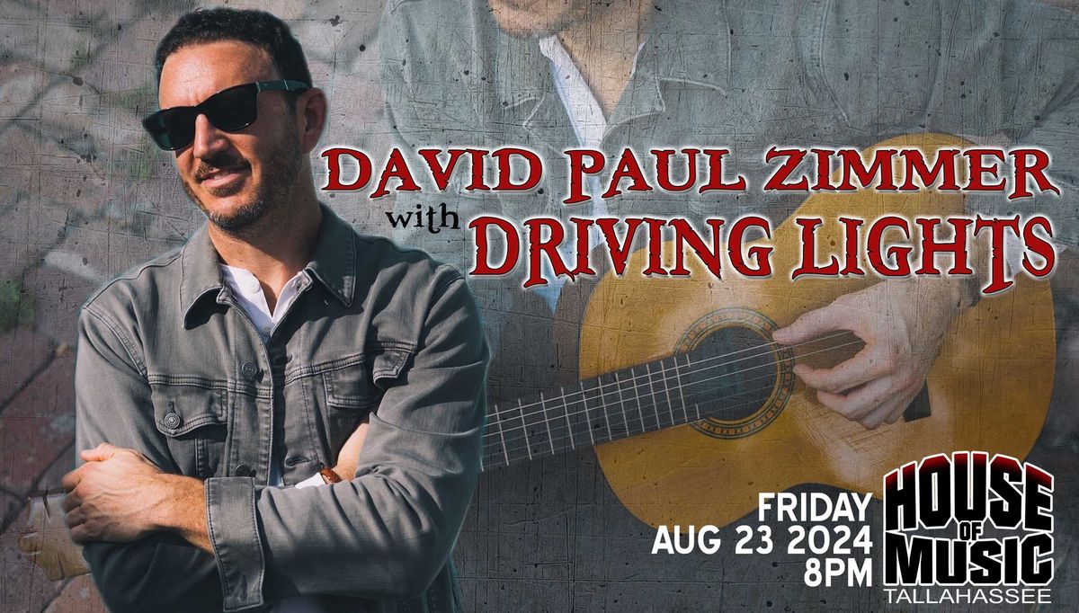 David Paul Zimmer with Driving Lights