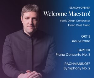 Season Opener: Welcome Maestro!