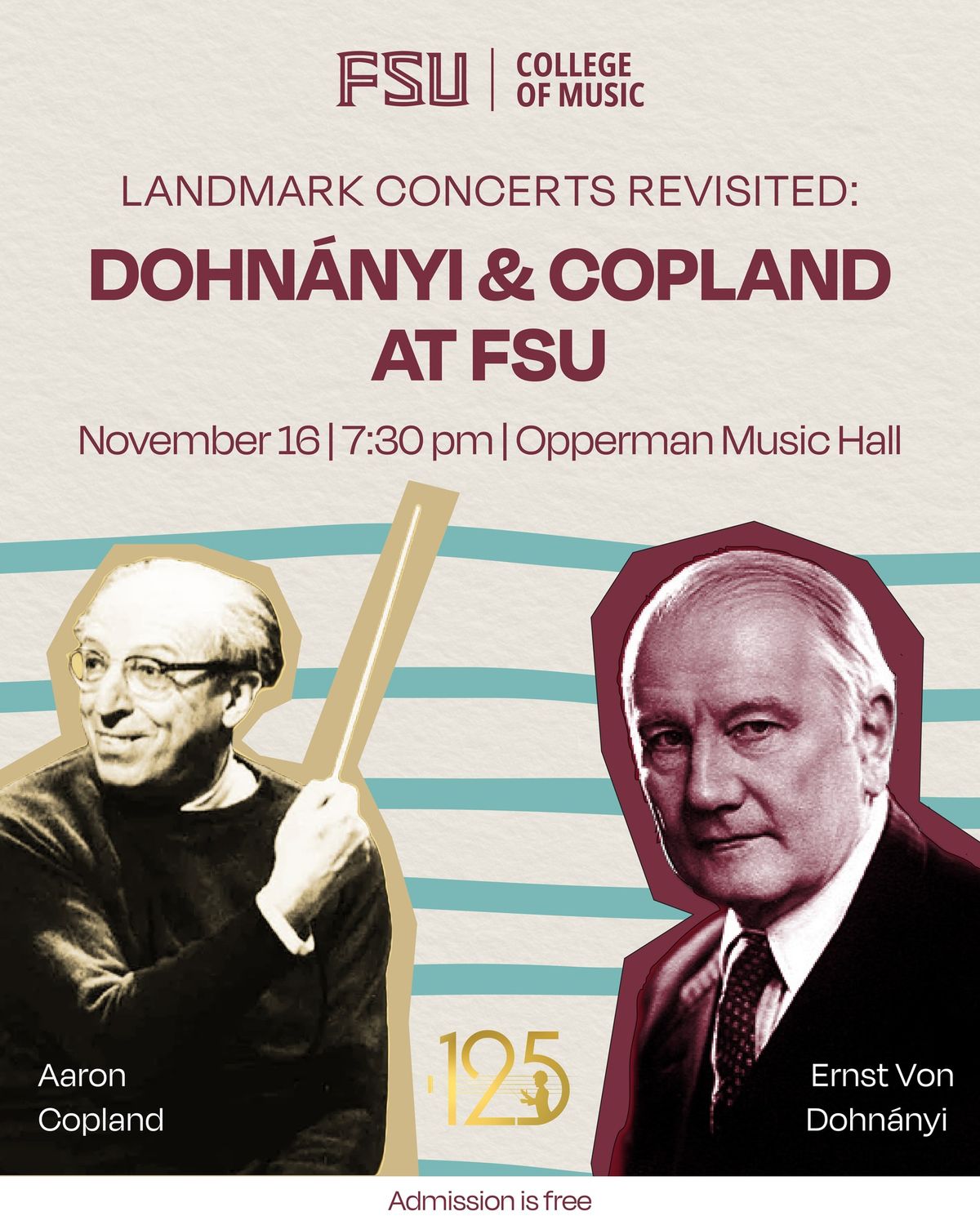 Landmark Concerts Revisited: Dohnányi and Copland at FSU