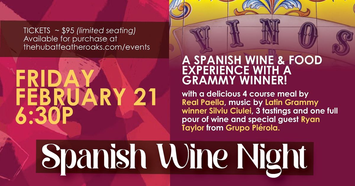 Spanish Wine Night (SOLD OUT)