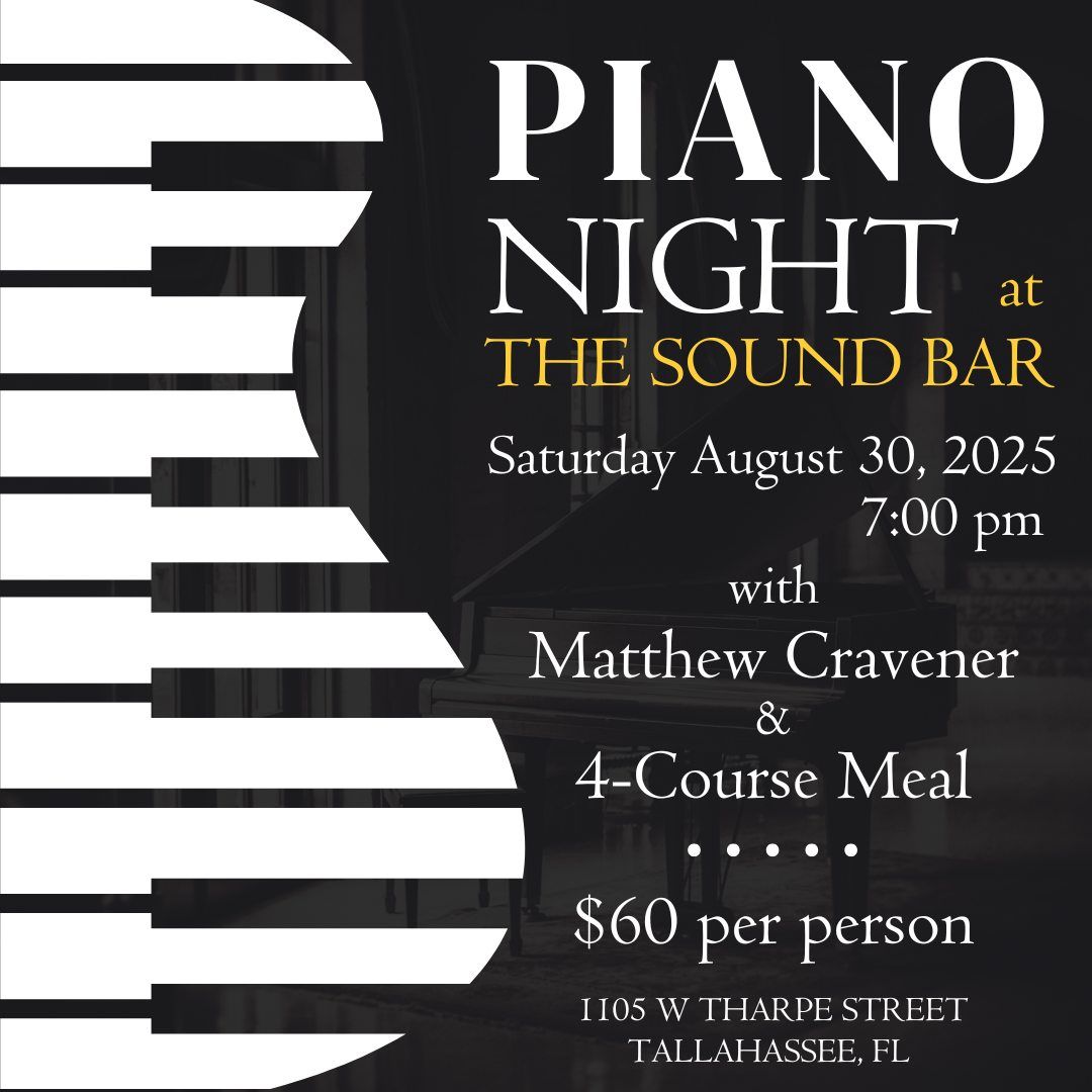 🎹 One Night Only: The Sound Bar transforms into a Piano Bar! 🎹