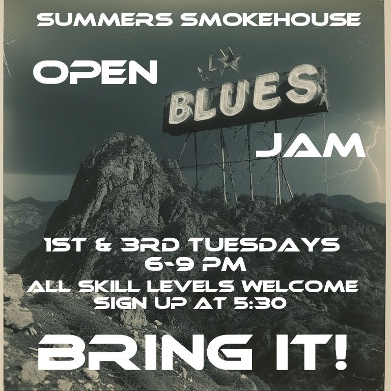 1st and 3rd Tuesday Open Blues Jam