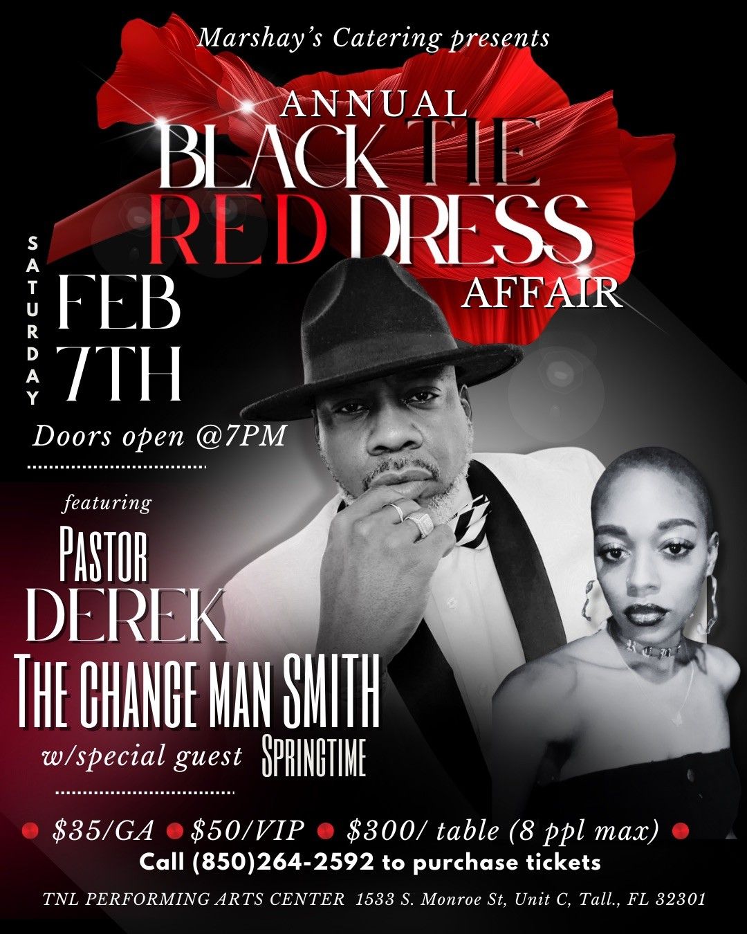 Black Tie Red Dress Affair