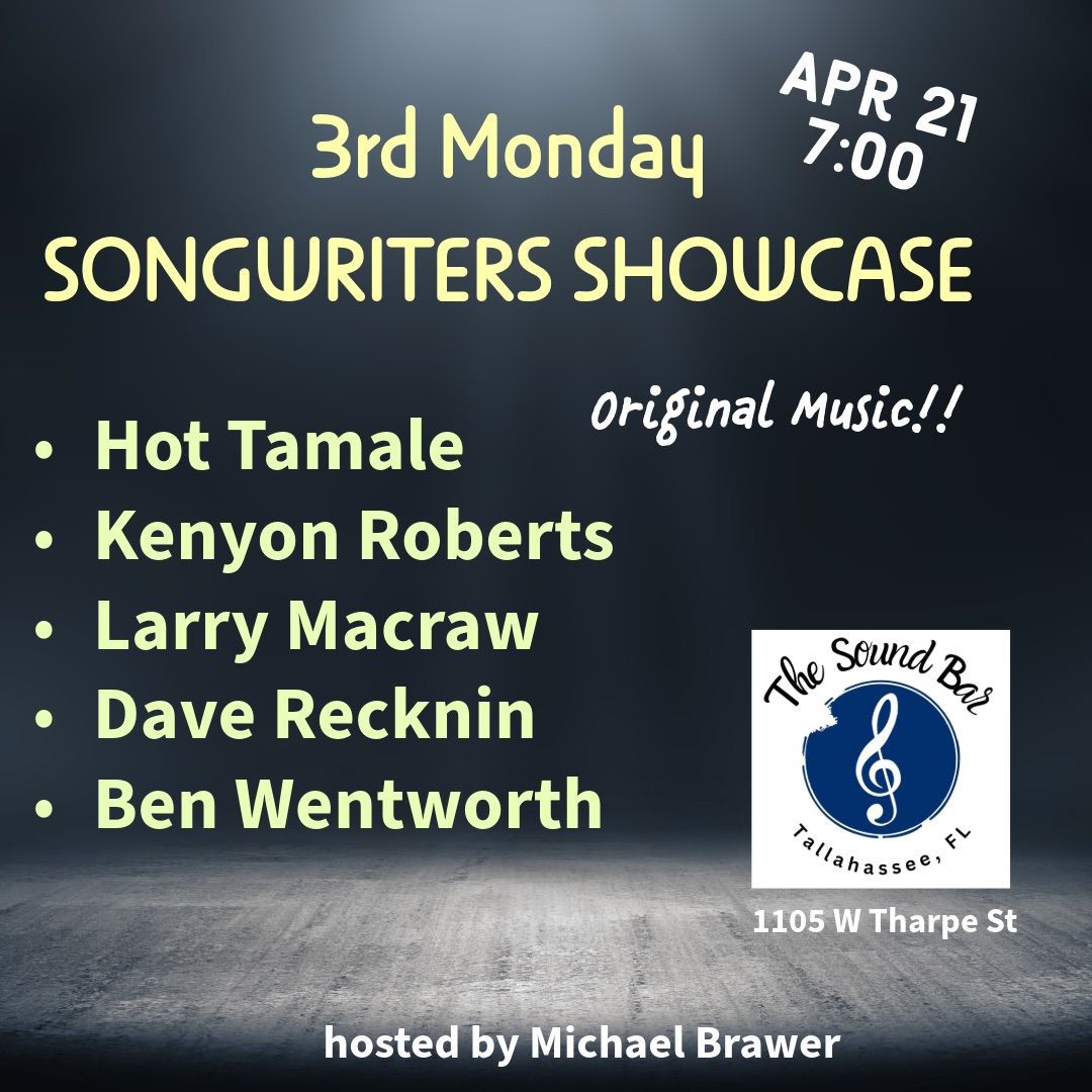 3rd Monday Songwriter Showcase