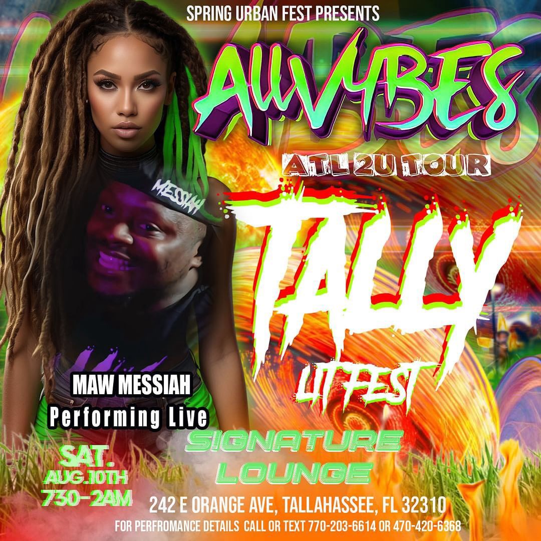 All Vybes ATL 2 U Tour: Tally Lit Fest