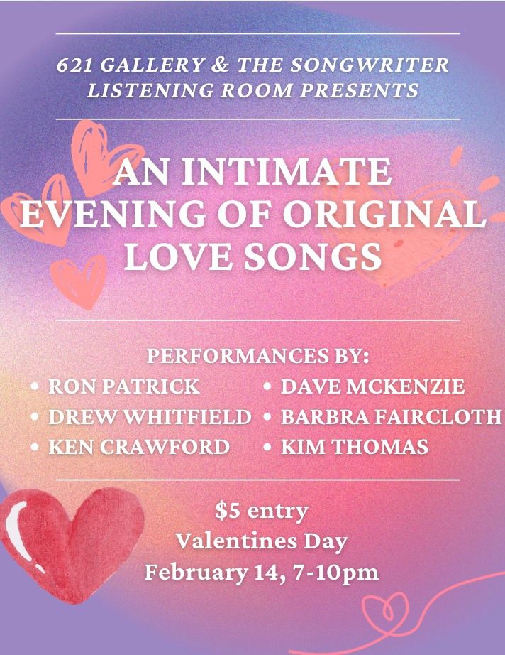 Intimate Evening of Original Love Songs