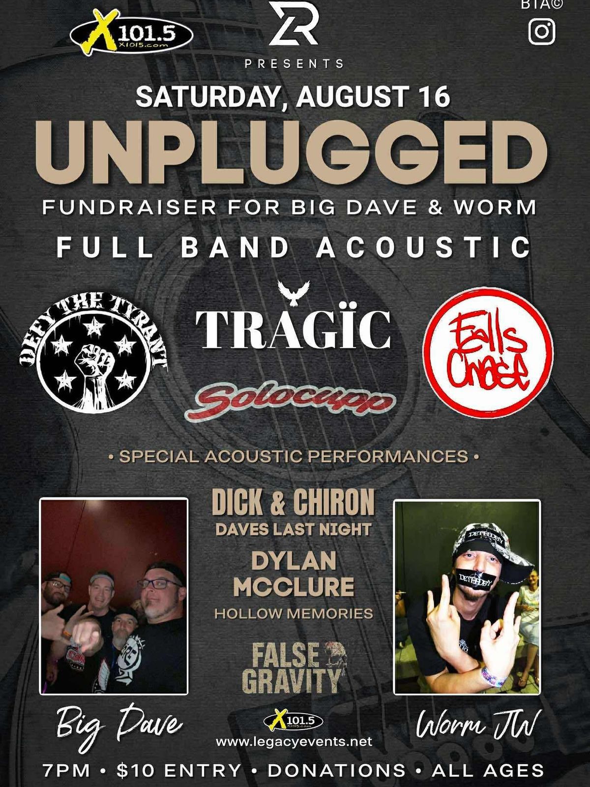 Unplugged Fundraiser for Big Dave & Worm