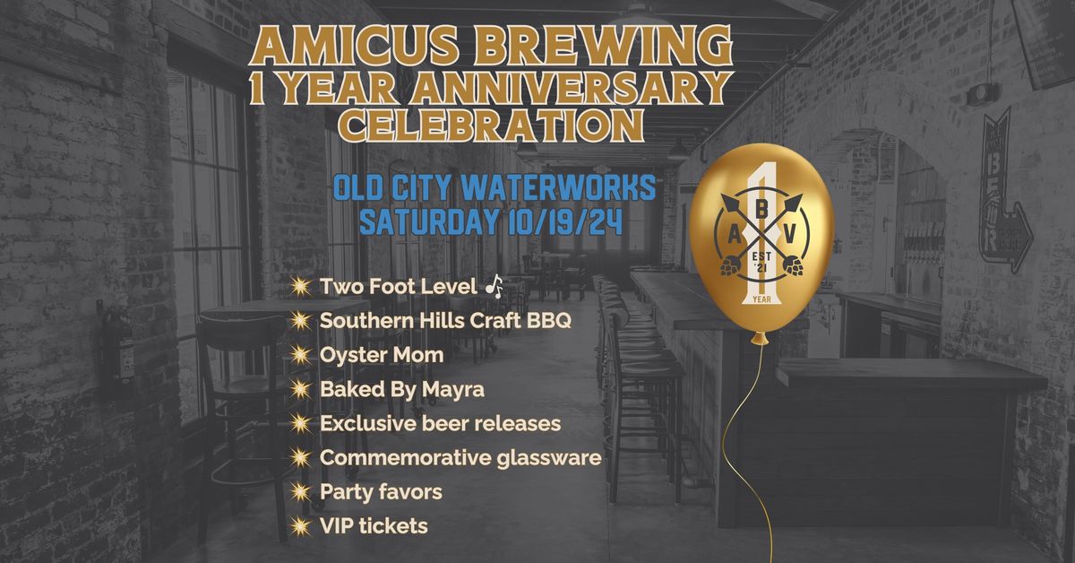 Amicus 1 Year Anniversary Celebration: Starts at Noon!
